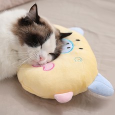 DING DONG PET 寵物鼻鼾睡眠枕頭安撫娃娃, 黃豬, 1個