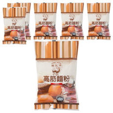 聯華製粉 駱駝牌 高筋麵粉 麵團柔軟細緻 烘焙彈性佳, 1kg, 6包