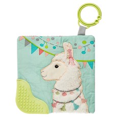 mary meyer 蜜兒 多功能固齒沙沙紙 標籤動物/玩偶(安撫玩具) 適合0歲以上寶寶, 單件, 羊駝莉莉, 1入