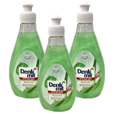 DENK MIT SPULMITTEL BALSM ALOE 蘆薈洗碗精，500ml，德國產, 3瓶