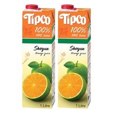 Tipco Shogun柳橙汁, 1L, 2個