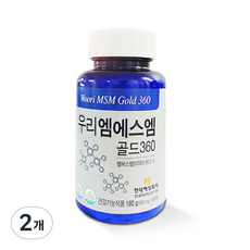 Gold 360 MSM錠, 180g, 2罐