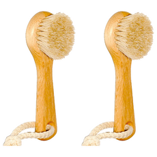 FALLER德國芙樂森詠木香 馬毛手肘膝蓋腳跟溫和按摩乾刷, 單色, 2支, 1入