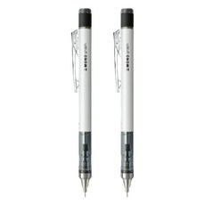 Tombow 蜻蜓牌 MONO graph 自動鉛筆 霓虹色系 DPA-134A 霓虹白, 0.5mm, 2支