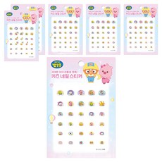 Pororo 淘氣小企鵝 兒童指甲貼, PR02, 6個