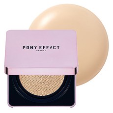PONY EFFECT 極水透光氣墊粉餅 15g+替換芯 15g, 003 Vanilla, 1個