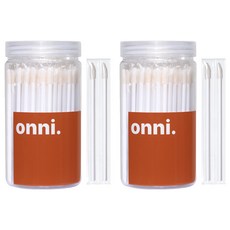 THE狎鷗亭姐姐 一次性獨立包裝彩妝唇刷 100p, 2個, 白色