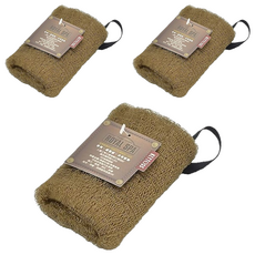 KEYTOSS 詰朵斯 Royal SPA 去角質專科 厚織粗感絲瓜布 人體工學三度空間立體設計, 顏色隨機, 3個, 1入