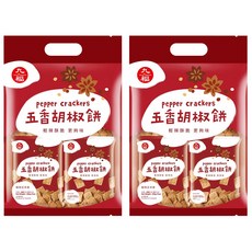 九福 五香胡椒餅 輕辣酥脆 一口接一口, 200g, 2袋