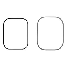 HODA 好貼 滿版黑 霧面玻璃貼 + 鈦合金保護框, 霧面銀色, 1組