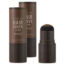 MACQUEEN NEWYORK Fake Up 髮際線遮瑕棒 2.5g, 2個, 深棕色