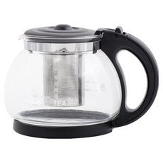 Kiyodo 公爵玻璃壺, 1700ml, 透明色 + 黑色, 1個