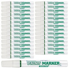 문화연필 자일렌프리 페인트마카 초록 4.5mm, 1색, 48개