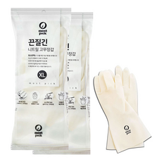 모스트픽 끈질긴 니트릴 고무장갑 양손착용, 화이트, 특대(XL), 2개