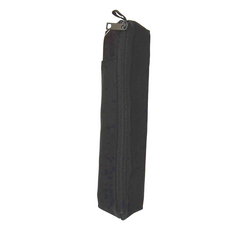 MUJI 無印良品 聚酯纖維筆袋 附外袋型 19 x 4.5 x 4cm, 黑色, 1個
