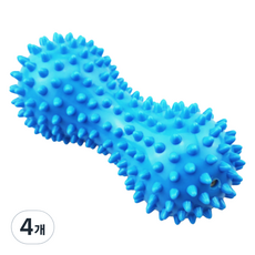 휴다온 땅콩 발마사지 지압볼, 블루, 4개