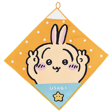 Chiikawa 吉伊卡哇 兔兔 擦手巾 大方巾 35 x3 5cm, 1個, 橘色