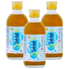 百家珍 Light果醋 乳酸醋 輕巧容量 方便攜帶, 400ml, 3瓶