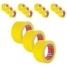 iQIHAN 彩色紙膠帶 50mm x 15m, 15個, 黃色