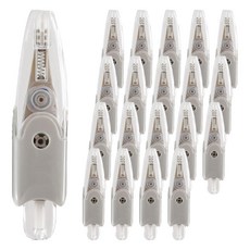 DADA 筆型按壓式修正帶, 灰色, 20個