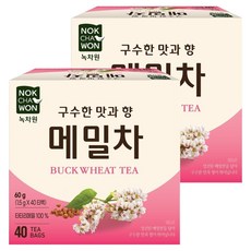 녹차원 메밀차 티백, 1.5g, 40개입, 2개