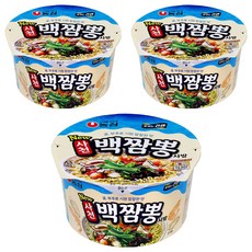 Nongshim 農心 碗裝非油炸四川辣海鮮白炒碼麵, 3入