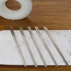 FINE SENSE 孩童不鏽鋼筷子, 混色, 5入