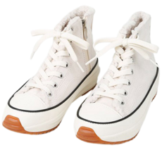 유컬리 여성용 마인 하이탑 털 스니커즈