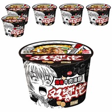 味丹 双響泡 爆香牛肉湯麵 109g, 6入