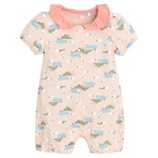 moimoln 兒童Randy人造絲網眼短袖連身衣 M242UUN36P