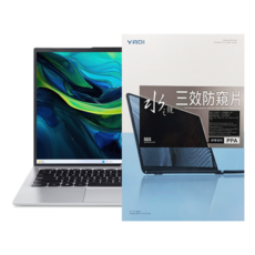 YADI 亞第 靜電吸附 16 : 10 水之鏡防窺片 Acer Aspire Lite AL14 52M 528M 專用 14吋, 黑色, 1片