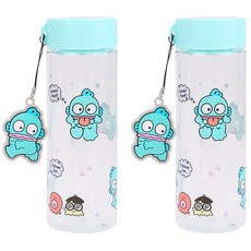 LiLFANT 三麗鷗 人魚漢頓 吊飾透明Tritan水壺, 混合色, 2個