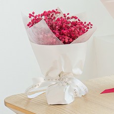 COCODOR 珂珂朵爾 永不凋謝鮮花 永生滿天星花束 小款, 粉紅色