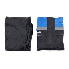 Moto cap 鈦鴻 M203 勁裝版 運動風雨衣, 藍色