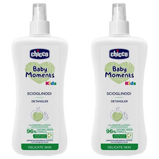 Chicco Kids 寶貝桃果萃取順髮噴霧, 溫和呵護, 柔順易梳, 200ml, 2盒