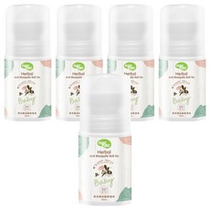 nac nac 草本精油驅蚊滾珠 0歲以上, 50ml, 5瓶