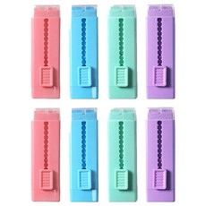 方形滑動橡皮擦4件組, 混合顏色, 2套