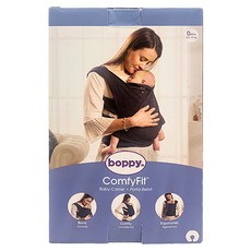 chicco Boppy環抱式透氣嬰兒揹巾, 牛仔藍