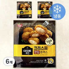 동원 퀴진 크리스피 한입돈까스 (냉동), 450g, 6개