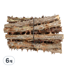 신선약초 자연산 엄나무, 300g, 6개