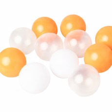 조이올리 볼풀공 100p, 오렌지+화이트, 1세트
