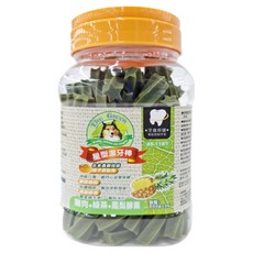 The Green 綠的 星型潔牙棒 日本最新技術 減輕口臭 維持心血管健康, 雞肉 + 綠茶 + 鳳梨酵素, 500g, 1罐