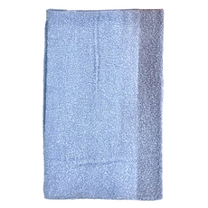 non-no 儂儂 最乾淨運動毛巾 2條 寬版 雙邊防滑紋 嬰兒級寶地 五秒瞬間吸水 純淨水質與獨家染素技術, 藍色