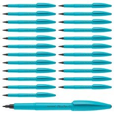 monAmi Plus Pen S 0.4mm, 24個, 天藍色筆桿
