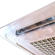 EASYWIND 免打孔吸頂式冷氣擋風板 4入, 單一商品, 1個