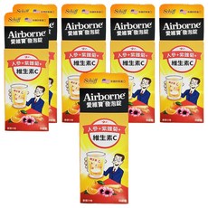 Schiff AIRBORNE 愛維寶 發泡錠, 富含10種維生素C, 10錠, 6盒
