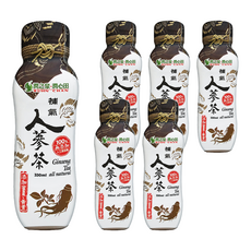 潤之泉潤心田 人蔘茶 330ml 天然, 6瓶