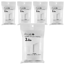 KOUJI叩吉好物 黏毛滾輪 S04滾輪替芯(2入) 漂白紙材質, 5包