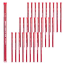 ii GEN 一正 紅色閱卷筆替換芯 2.6mm, 1色, 90個