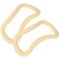 ALEAF 馬卡龍色瑜伽環 硬式, 單品, 黃色